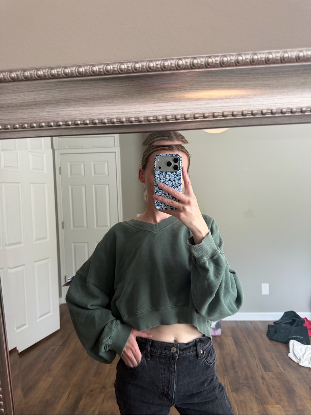 Aerie Cropped Long Sleeve